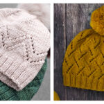 Simple Lace Hat Free Knitting Patterns