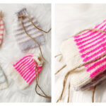 Tiny Pouches Free Knitting Pattern