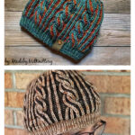 Twisted Vineyard Beanie Knitting Pattern