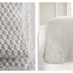 Double Seed Stitch Blanket Free Knitting Pattern
