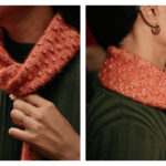 Foretoken Textured Kerchief Free Knitting Pattern