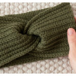 Green Stems Headband Free Knitting Pattern