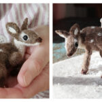 Miniature Fallow Deer Free Knitting Pattern