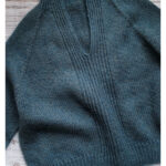 Turtle Dove V-neck Pullover Free Knitting Pattern