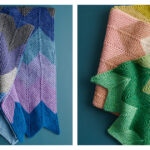 Vintage Chevron Blanket Free Knitting Pattern