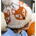 Colorwork Fox Hat Free Knitting Pattern
