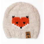Fox Face Hat Free Knitting Pattern