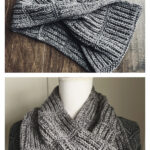 Garter Fish Cowl Free Knitting Pattern