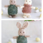 Mini Bunny Free Knitting Pattern