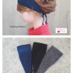 Tie Back Headband Knitting Pattern