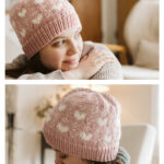 Valentine Hat Free Knitting Pattern