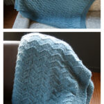 Waves Blanket Free Knitting Pattern