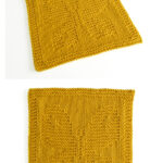 Butterfly Dishcloth Free Knitting Pattern