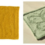 Butterfly Dishcloth Knitting Patterns