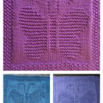 Butterfly Washcloth Free Knitting Pattern