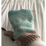 Double-Knit Oven Mitt Free Knitting Pattern
