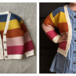Iris Children’s Cardigan Free Knitting Pattern