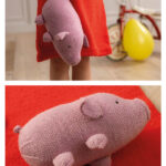 Pig Stuffie Free Knitting Pattern