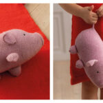 Pig Stuffie Free Knitting Pattern