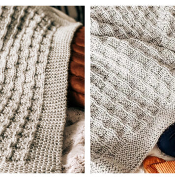 Amore Blanket Free Knitting Pattern