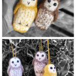 Barn Owl Decoration Free Knitting Pattern