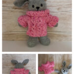 Bunny in Sweater Free Knitting Pattern