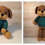 Dennis Dog Soft Toy Free Knitting Pattern