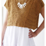 Geometry Tee Cropped Sweater Knitting Pattern