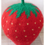 Giant Strawberry Free Knitting Pattern