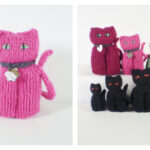 Lucky Cats Free Knitting Pattern