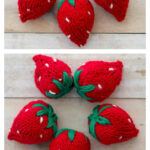 Plush Strawberry Free Knitting Pattern