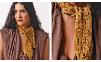 Roseate Scarf Free Knitting Pattern