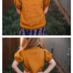 Child Puff Sleeve Tee Free Knitting Pattern