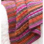 Colorado Prismatic Colorful Blanket Free Knitting Pattern