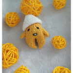 Gudetama Lazy Egg Free Knitting Pattern