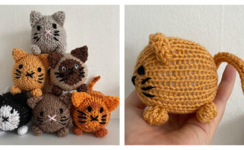 Little Loaf Cat Knitting Pattern