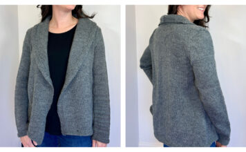 Put Your Records On Cardigan Free Knitting Pattern