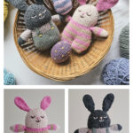 Rabbits and Easter Eggs Free Knitting Pattern