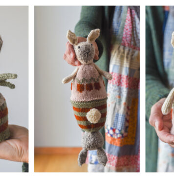 Reversible Bunnies Knitting Pattern