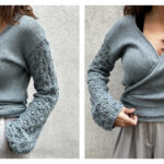 Starflower Wrap Cardigan Free Knitting Pattern