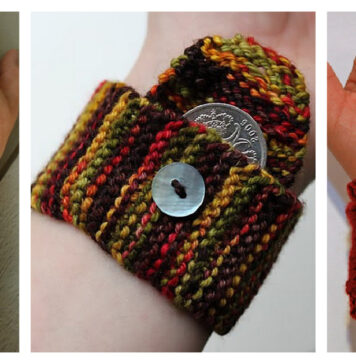 Wrister Wallet Free Knitting Patterns