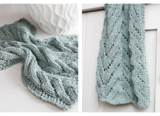 All About the Lace Kitchen Towel Free Knitting Pattern
