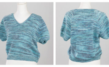 Aria Tee Free Knitting Pattern