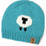 Little Sheep Beanie Hat Free Knitting Pattern