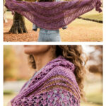 Modified Butterfly Shawl Free Knitting Pattern