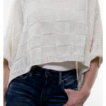 Quilted Poncho Free Knitting Pattern
