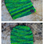 Simple Slipped Textured Hat Free Knitting Pattern