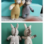Small Donkey Free Knitting Pattern
