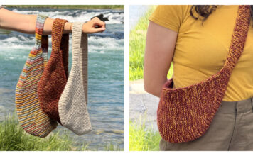 Archer Scrap Yarn Bag Free Knitting Pattern