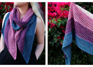 Bi the Way Scarf Free Knitting Pattern